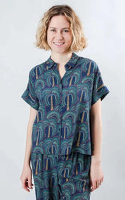 Brava Fabrics Blouse Aloha Borneo Batwing