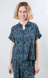 Blouse Aloha Borneo Batwing