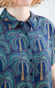 Brava Fabrics Blouse Aloha Borneo Batwing
