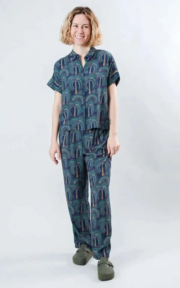 Brava Fabrics Blouse Aloha Borneo Batwing