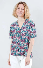 Brava Fabrics Blouse Asis Percales Tigris