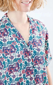 Brava Fabrics Blouse Asis Percales Tigris