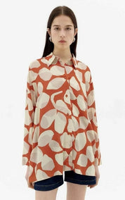 Thinking MU Blouse Ava Leaf Light