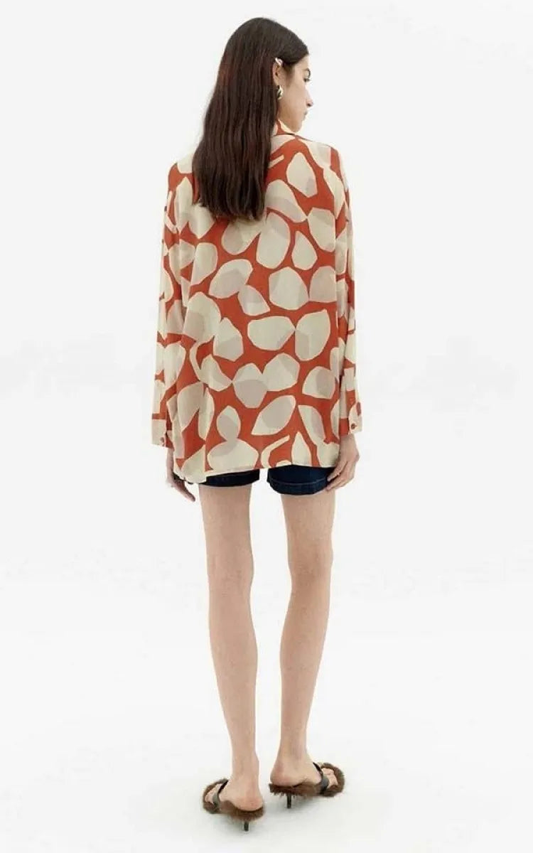 Thinking MU Blouse Ava Leaf Light