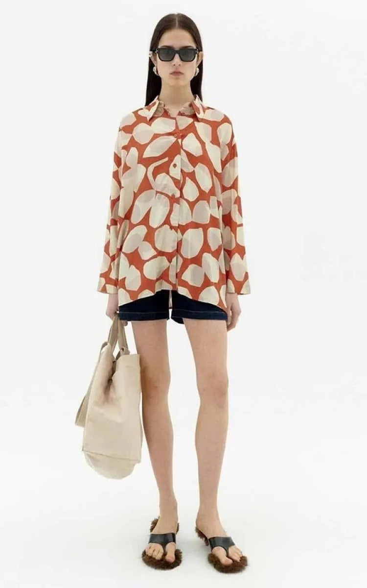 Thinking MU Blouse Ava Leaf Light