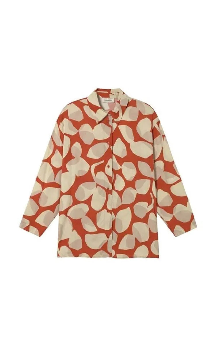 Thinking MU Blouse Ava Leaf Light