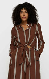 Blouse Cropped Knoop