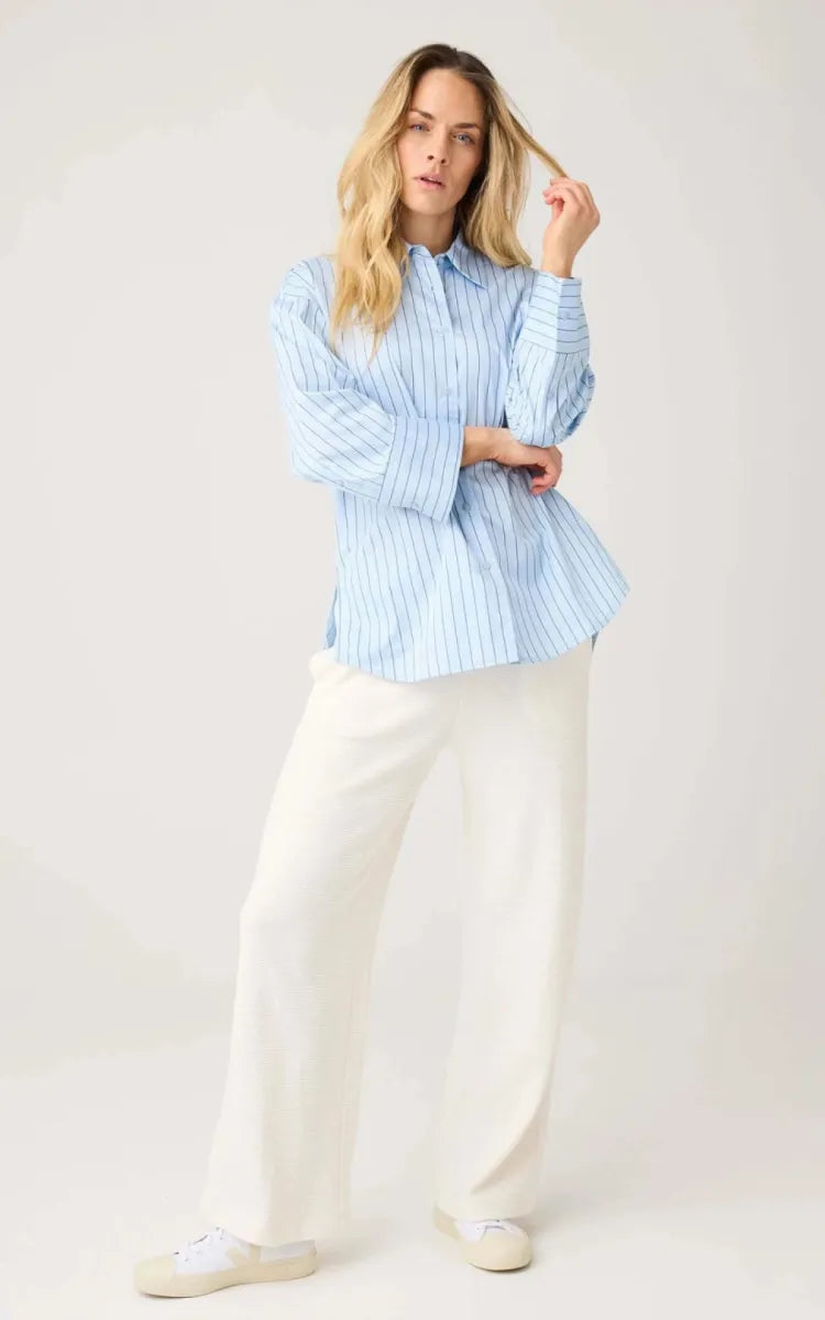 KnowledgeCotton Apparel Blouse Drew Striped