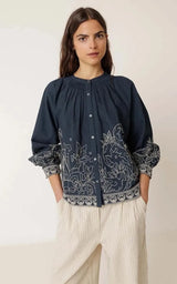 Blouse Floral Hem