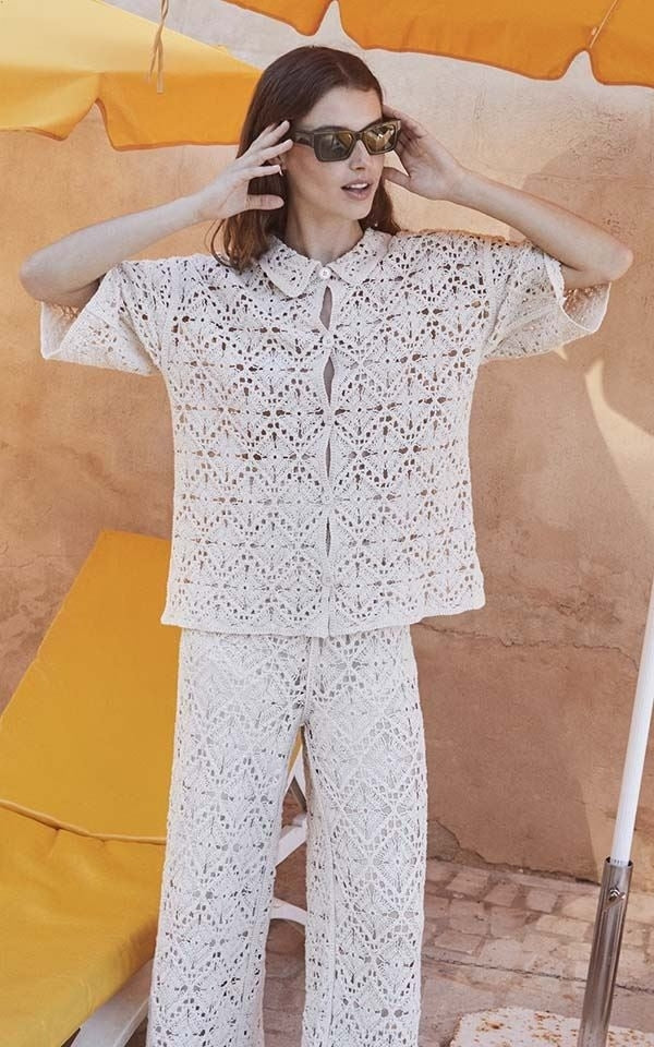 Blouse Knitted Crochet