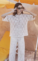 Blouse Knitted Crochet