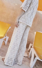 indi & cold Blouse Knitted Crochet