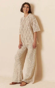indi & cold Blouse Knitted Crochet