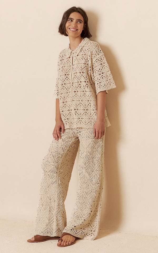 Blouse Knitted Crochet