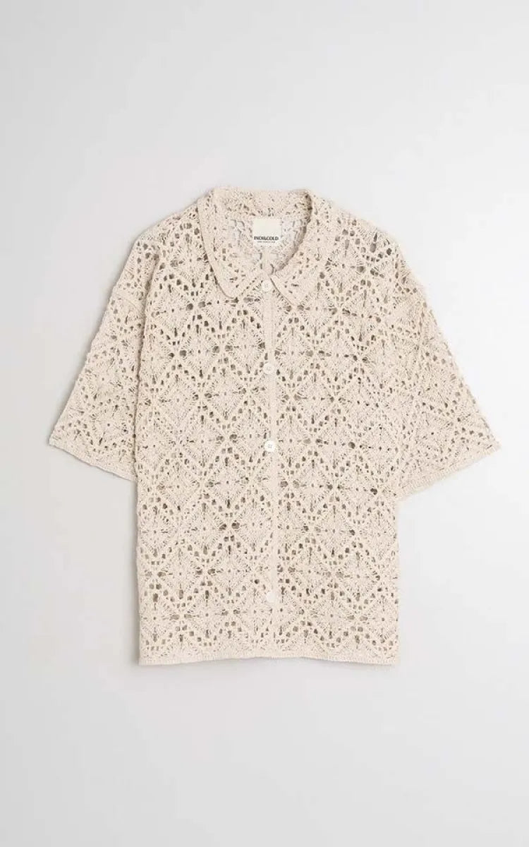 indi & cold Blouse Knitted Crochet