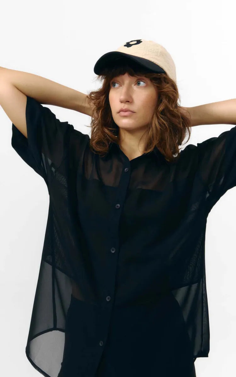 Suite13 LAB Blouse Minab Chiffon Black