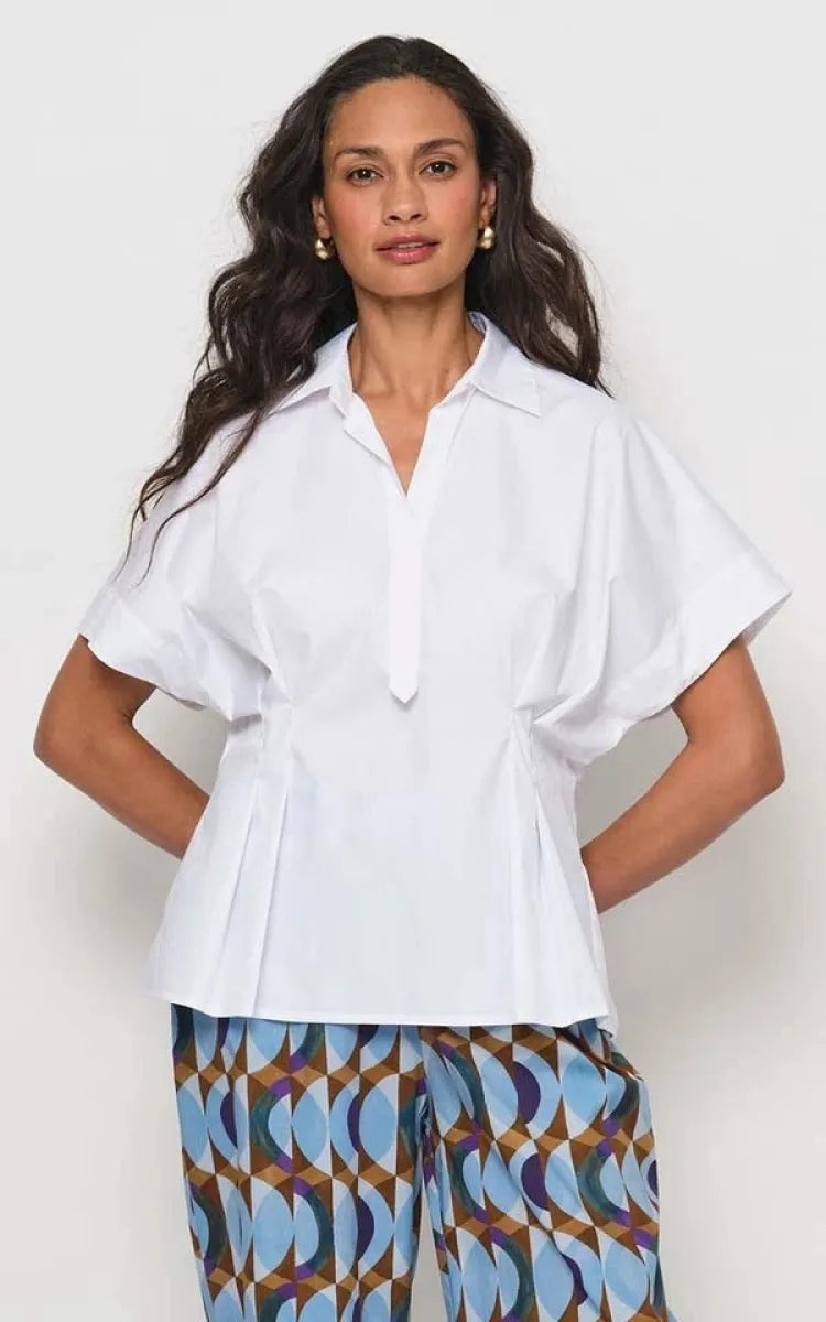 LaSalle Blouse Pleated Waist