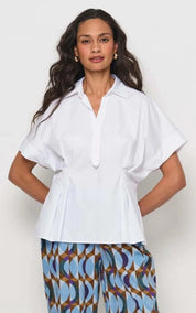 LaSalle Blouse Pleated Waist