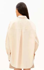 ARMEDANGELS Blouse Poplin Barrel Sleeve