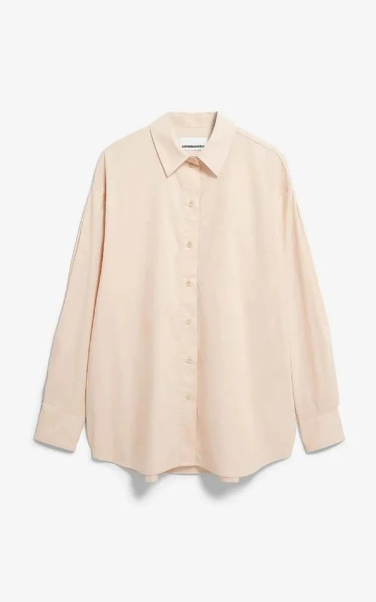 ARMEDANGELS Blouse Poplin Barrel Sleeve