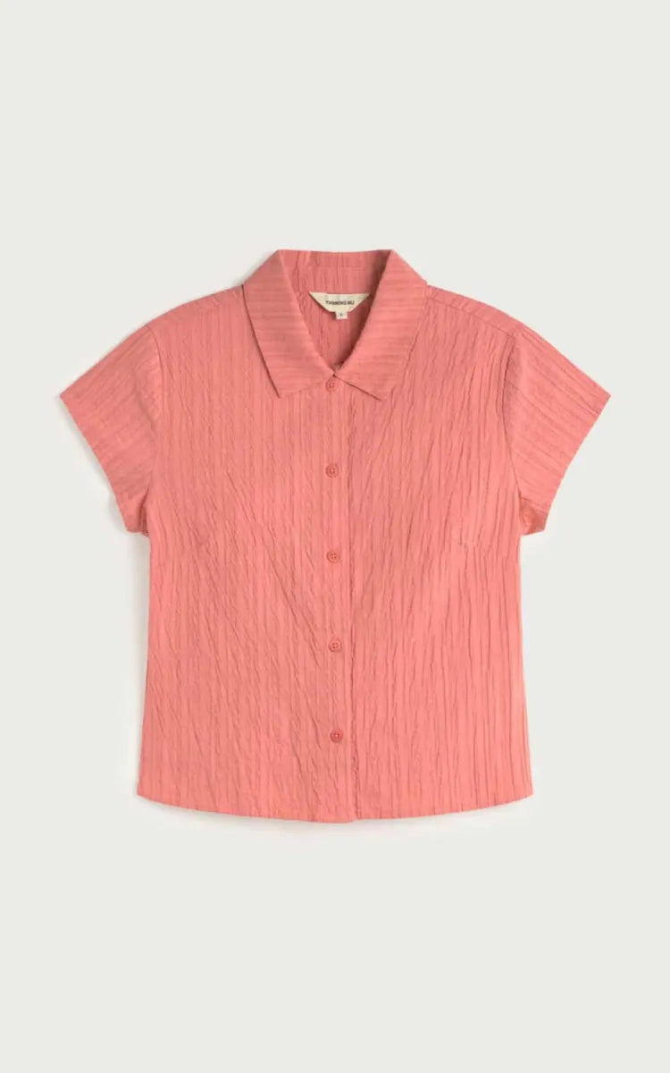 Thinking MU Blouse Rosette Kitty