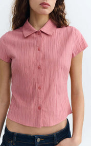 Thinking MU Blouse Rosette Kitty
