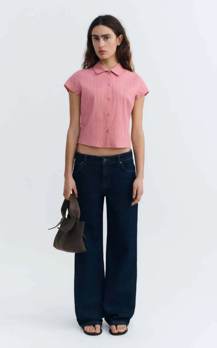 Thinking MU Blouse Rosette Kitty
