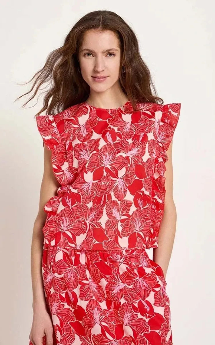 Lanius Blouse Shirt With Flounce