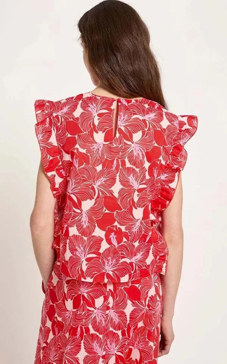 Lanius Blouse Shirt With Flounce