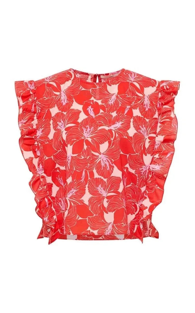 Lanius Blouse Shirt With Flounce