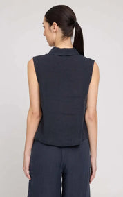 Mazine Blouse Sleeveless Linen