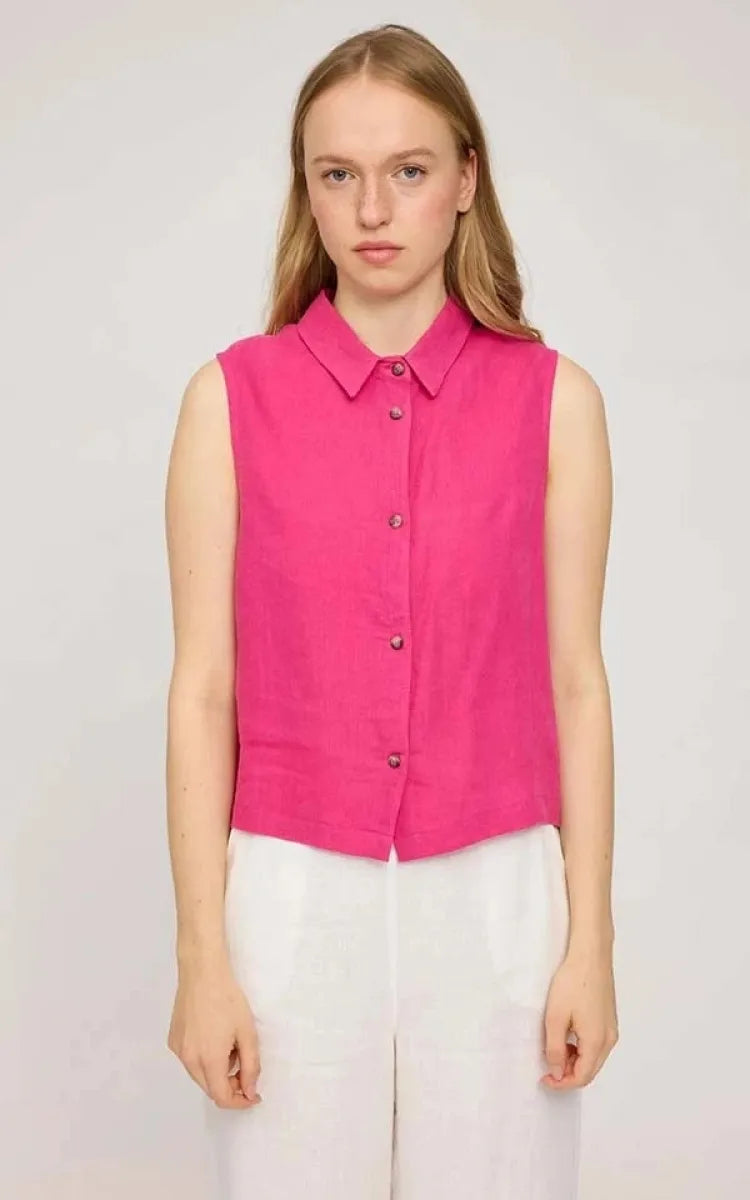 Mazine Blouse Sleeveless Linen