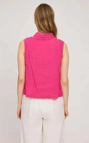 Mazine Blouse Sleeveless Linen