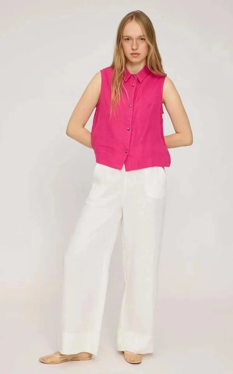 Mazine Blouse Sleeveless Linen