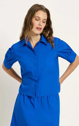 Blouse With Puff Sleeves