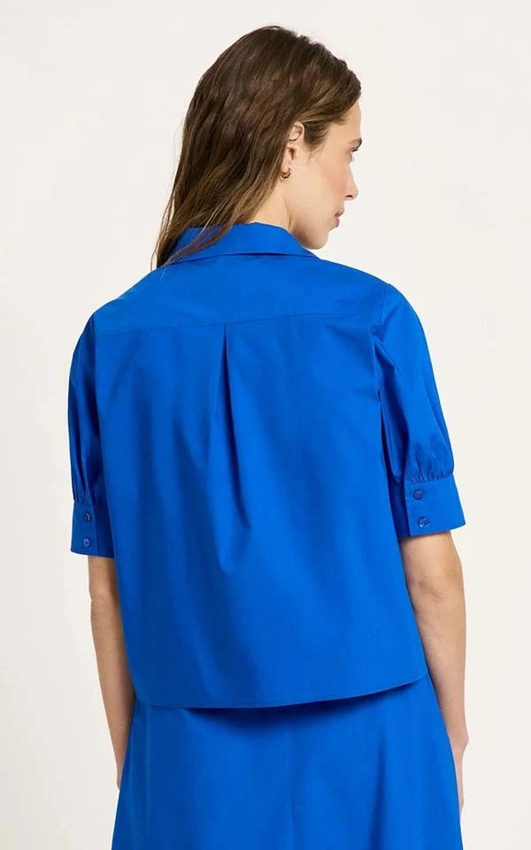Blouse With Puff Sleeves
