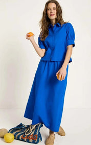 Blouse With Puff Sleeves