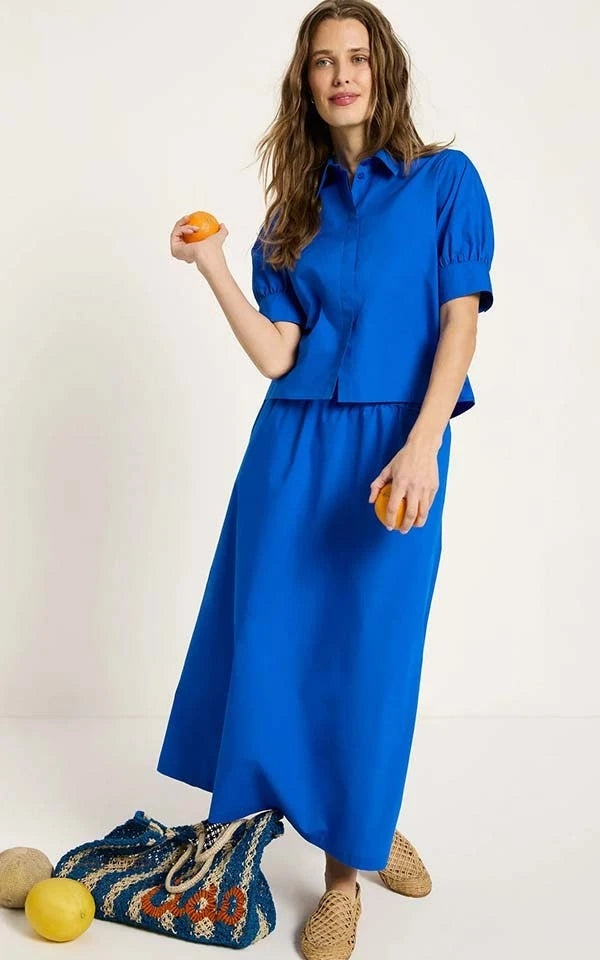 Blouse With Puff Sleeves