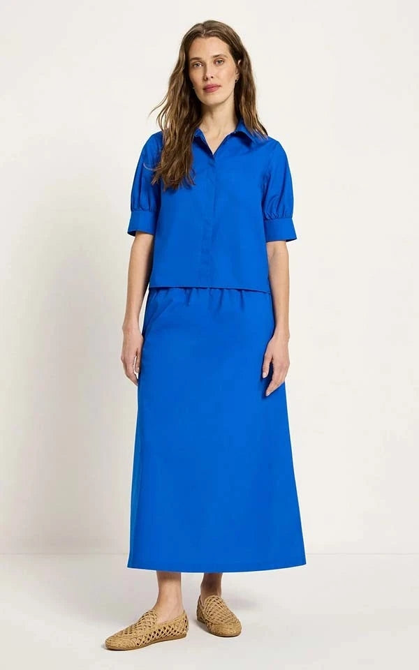 Blouse With Puff Sleeves