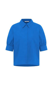 Blouse With Puff Sleeves
