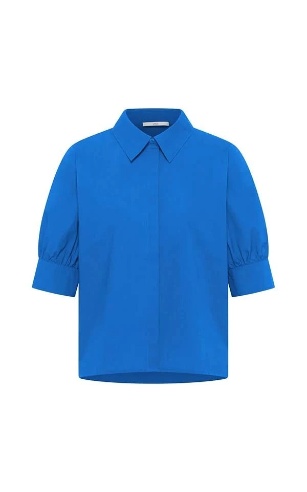 Blouse With Puff Sleeves