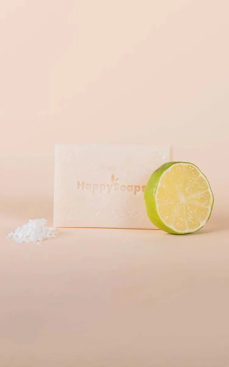 HappySoaps Body Wash Bar - Coconut & Lime