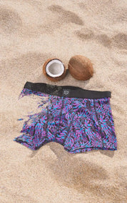 A-dam Underwear Boxer Brief Black Leafs