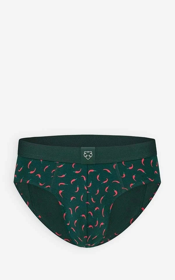 Brief Green Red Peppers