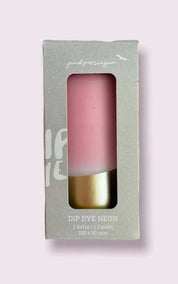 Pink Stories Candle Dip Dye Bling Bling