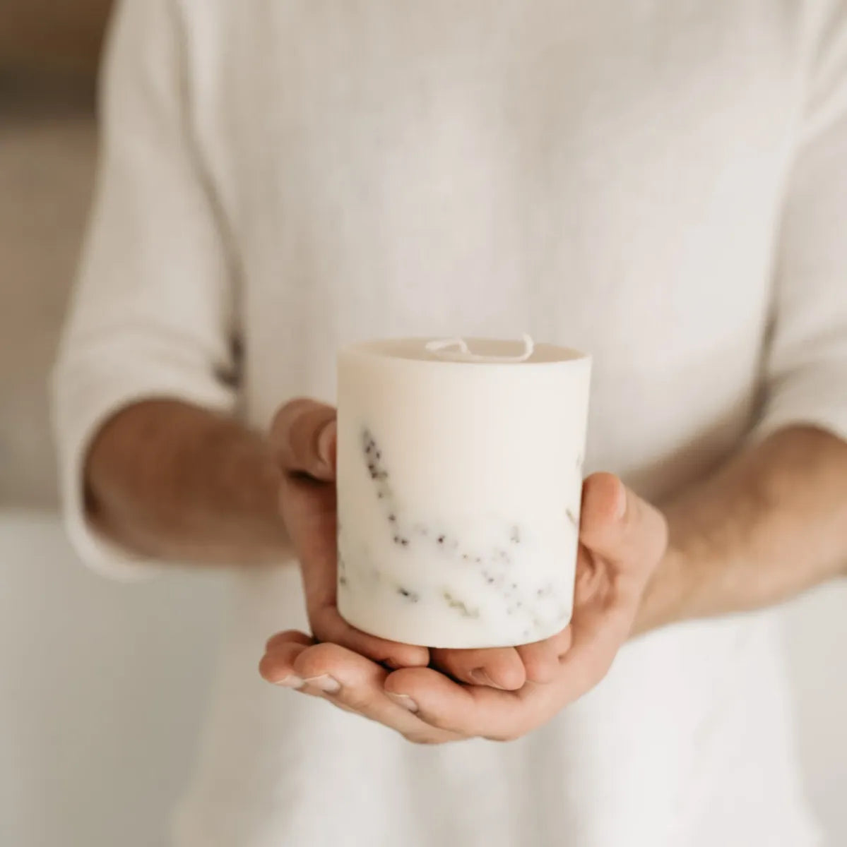 The MUNIO Candle Pillar - Heather