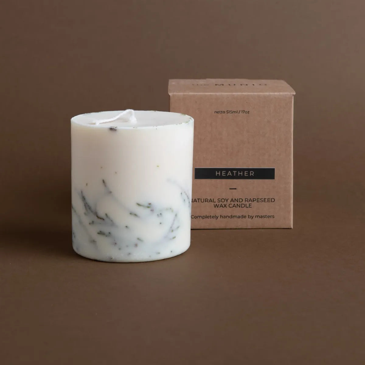 The MUNIO Candle Pillar - Heather