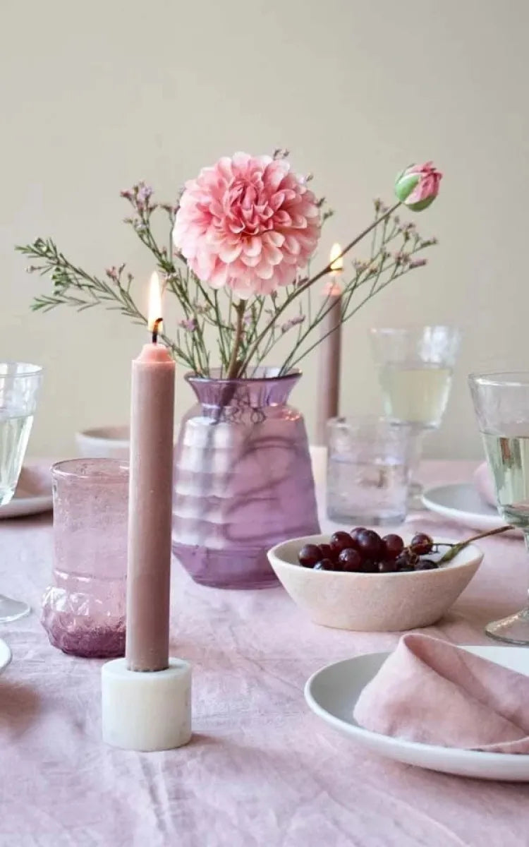 De Weldaad Candle Holder Marble