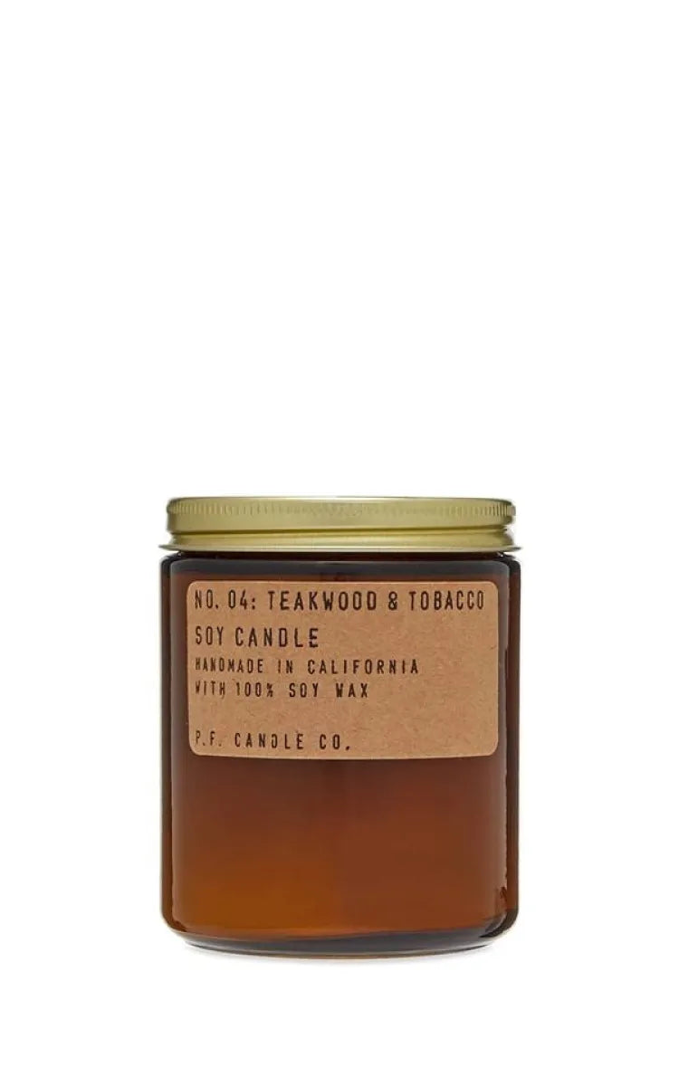 P.F. Candle Co. Candle No.4 Teakwood & Tobacco