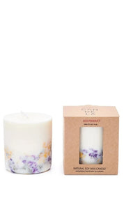 The MUNIO Candle Pillar Wild Flowers